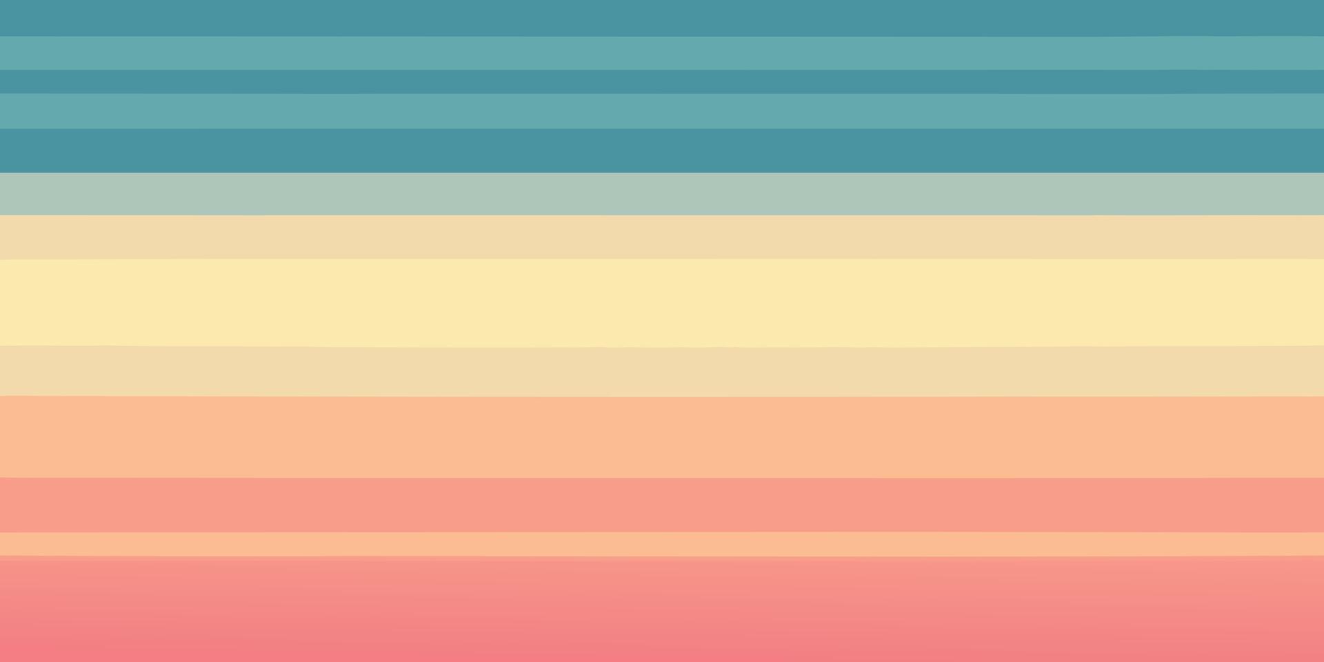 Pastel Horizontal Stripes Soft Color Gradient Background vector