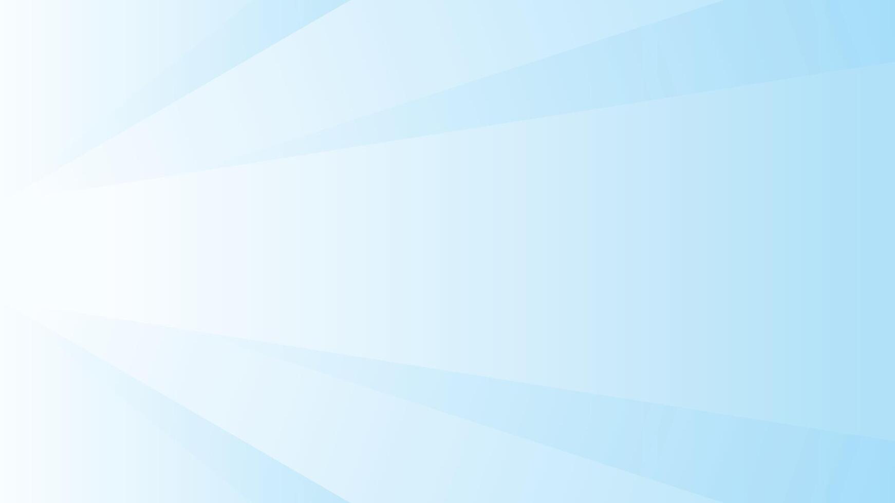 Light blue abstract banner background with blue and white gradient colors, triangle geometric shapes, and copy space vector