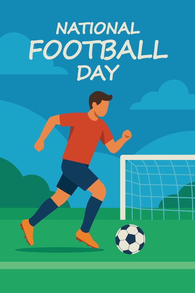 National football day background vector