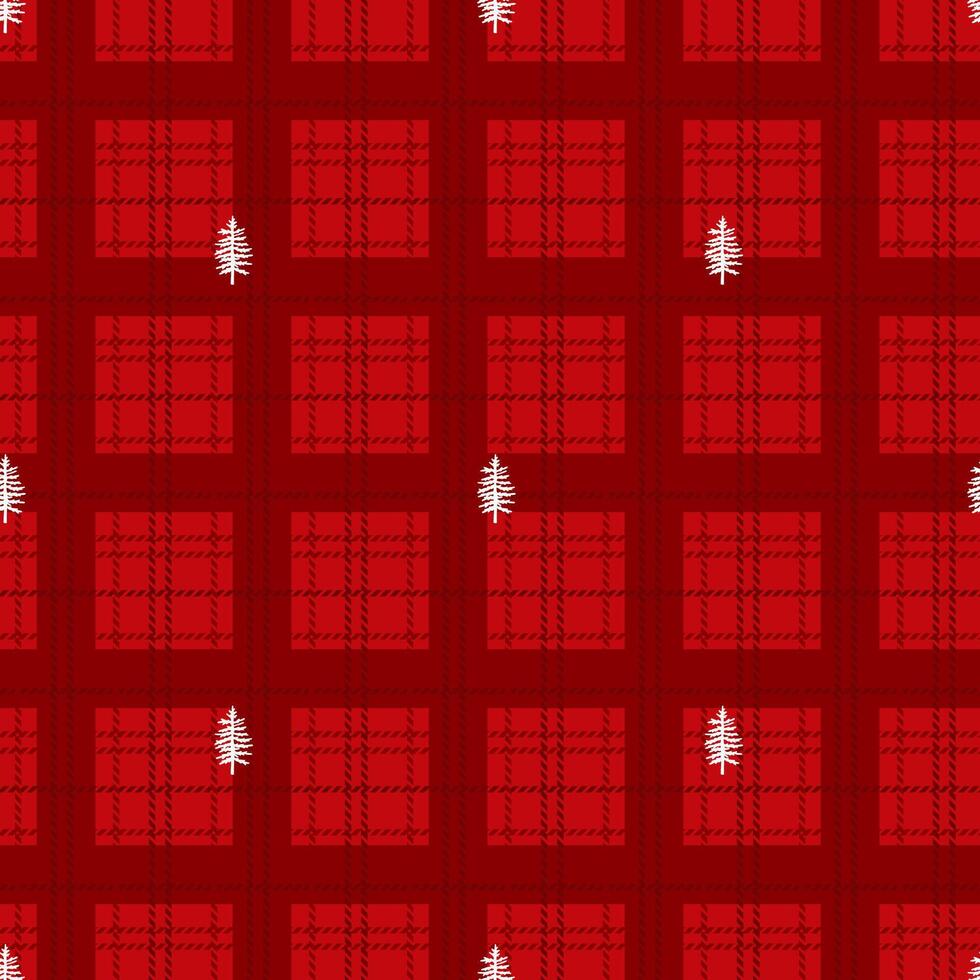 Simple Christmas tree pattern on cell vector