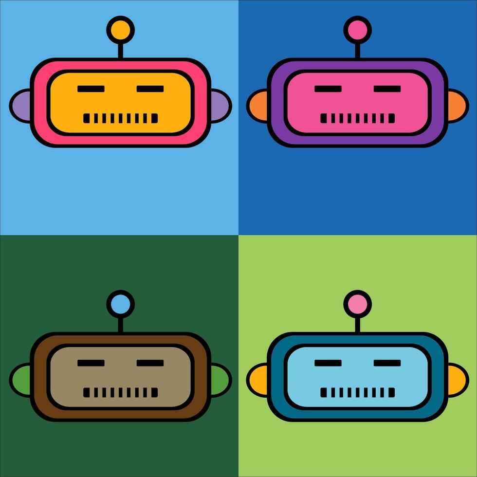 simpel Robot character vector