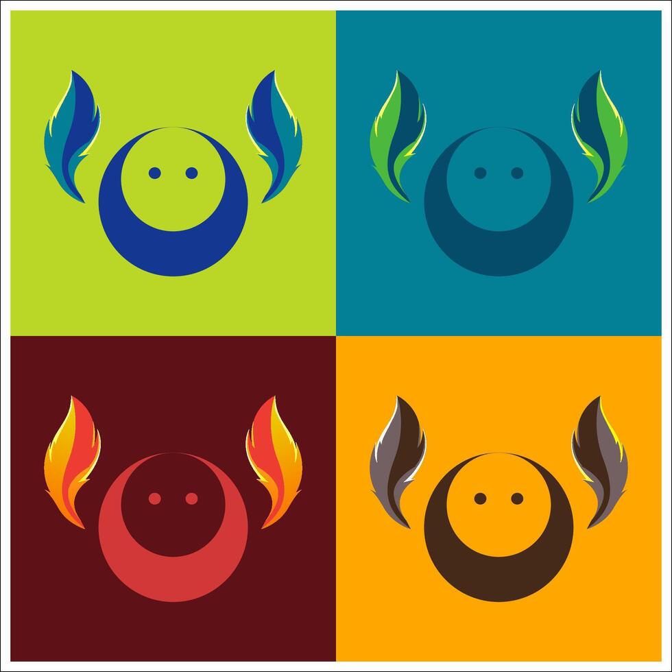 droid message logo vector