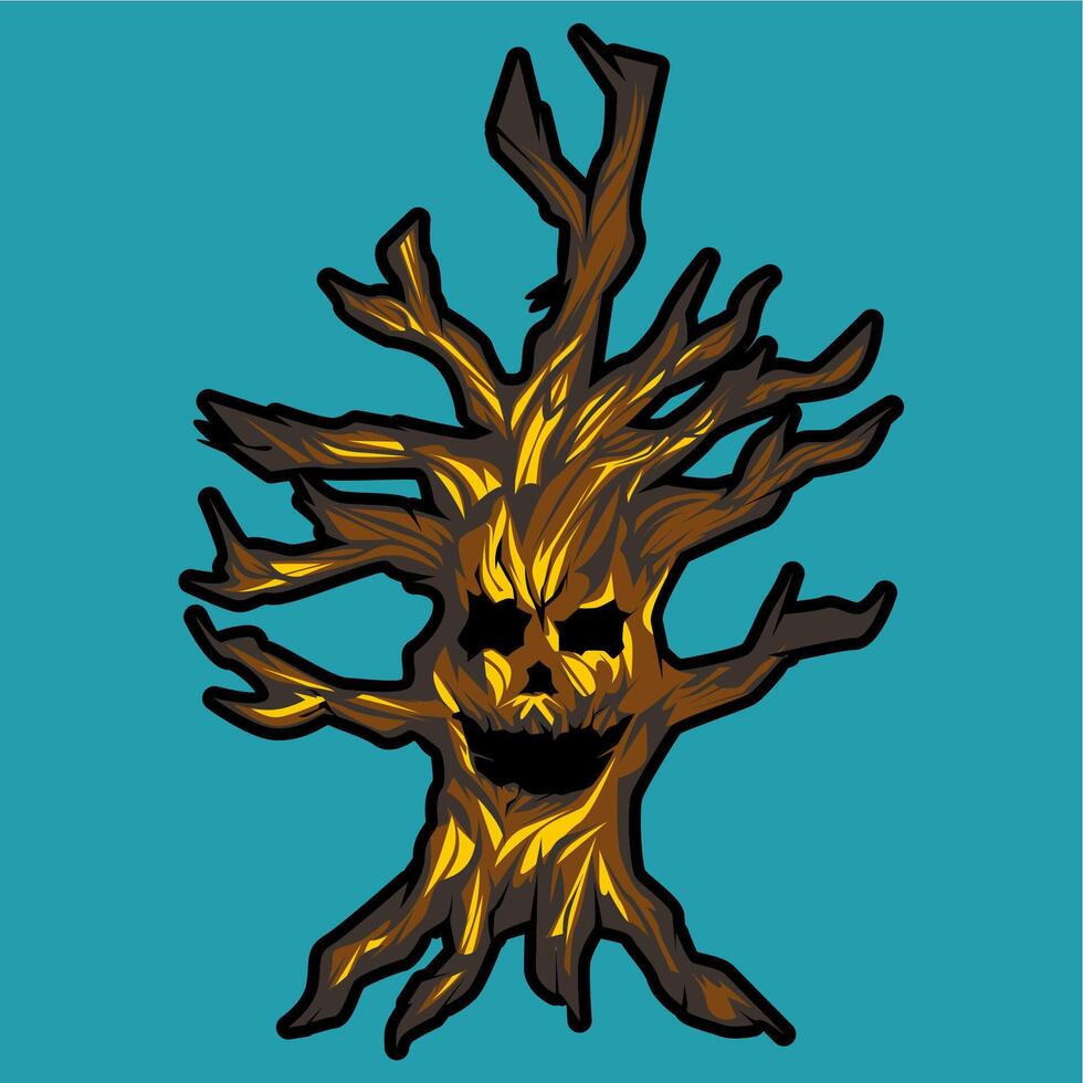 tree illustration art vector