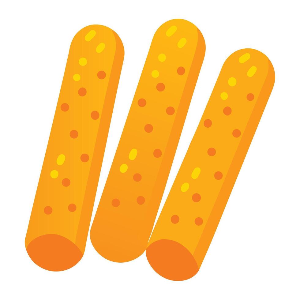 Three Golden Cylindrical Elements with Circular Markings on a Plain White Background View vector