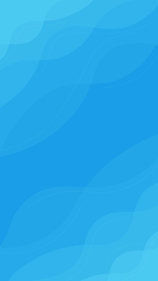 Blue vertical wave background with gradient and wave lines. background vector