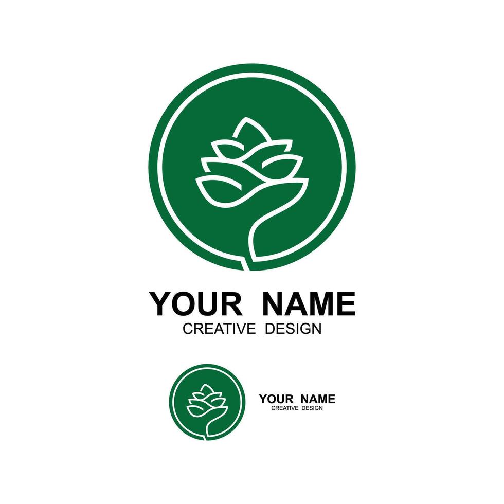 set of simple Pine cone icon logo design vector