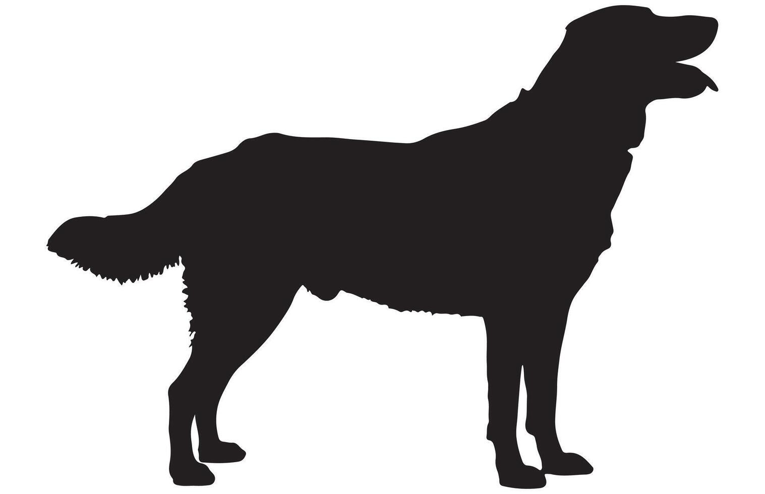 Dog Black Silhouette vector
