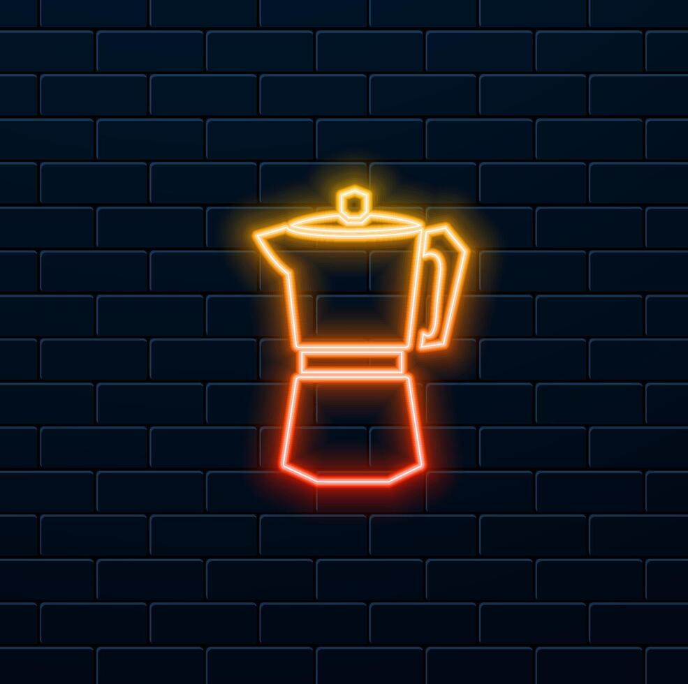 blender concept icon illustration. neon style. illustration thin web design symbol line stroke symbol. blender concept icon vector