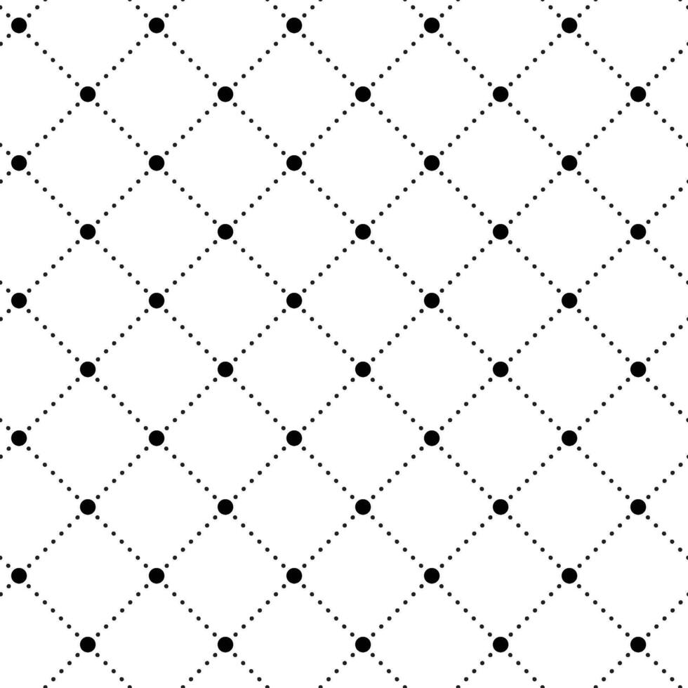 Black and White dotted Pattern vector