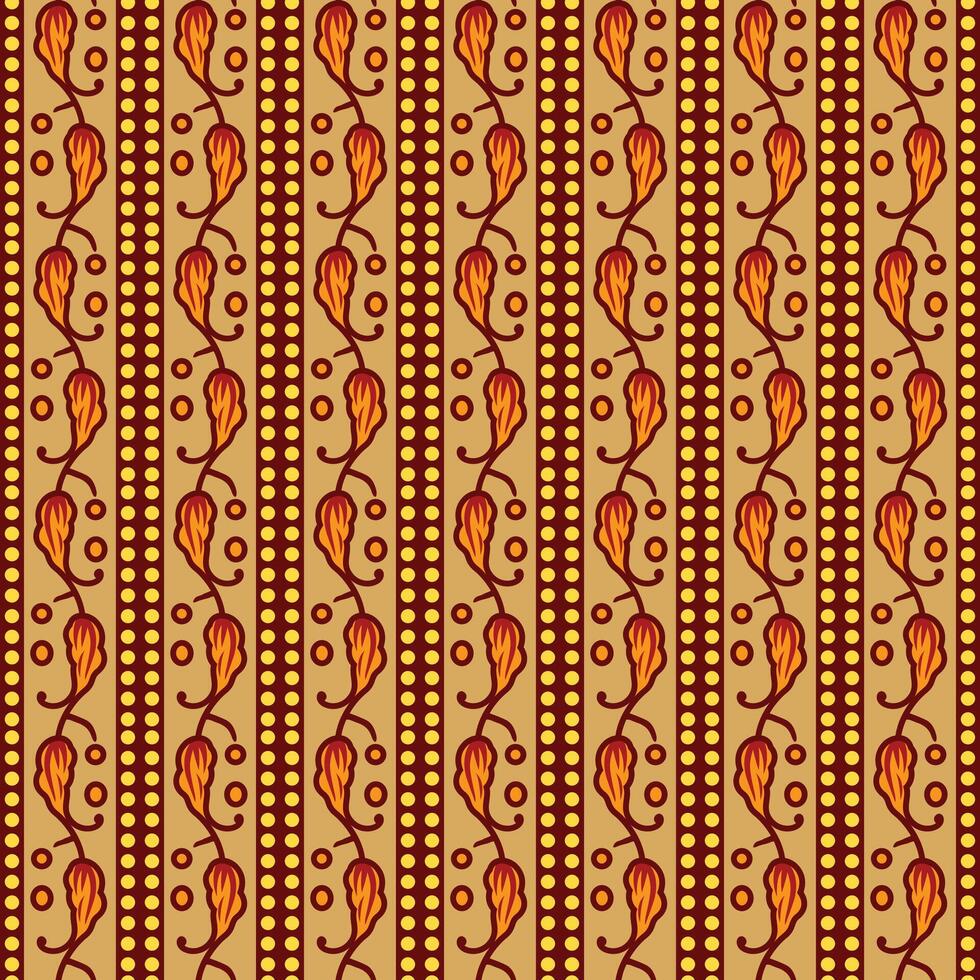 Colorful leaf pattern design vector