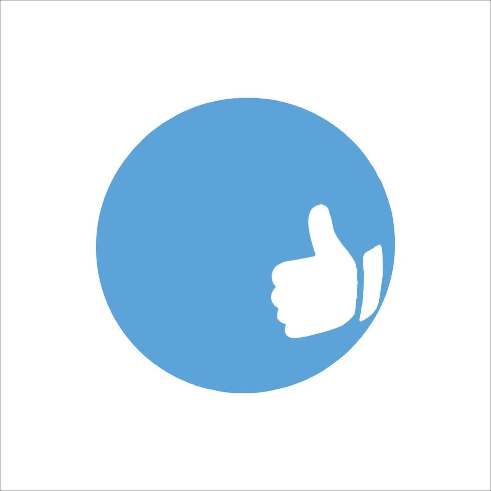 Social Media Like Symbol Graphic vector