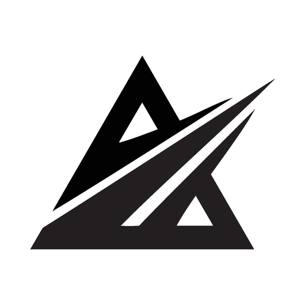 Modern Abstract Geometric Triangle Logo vector