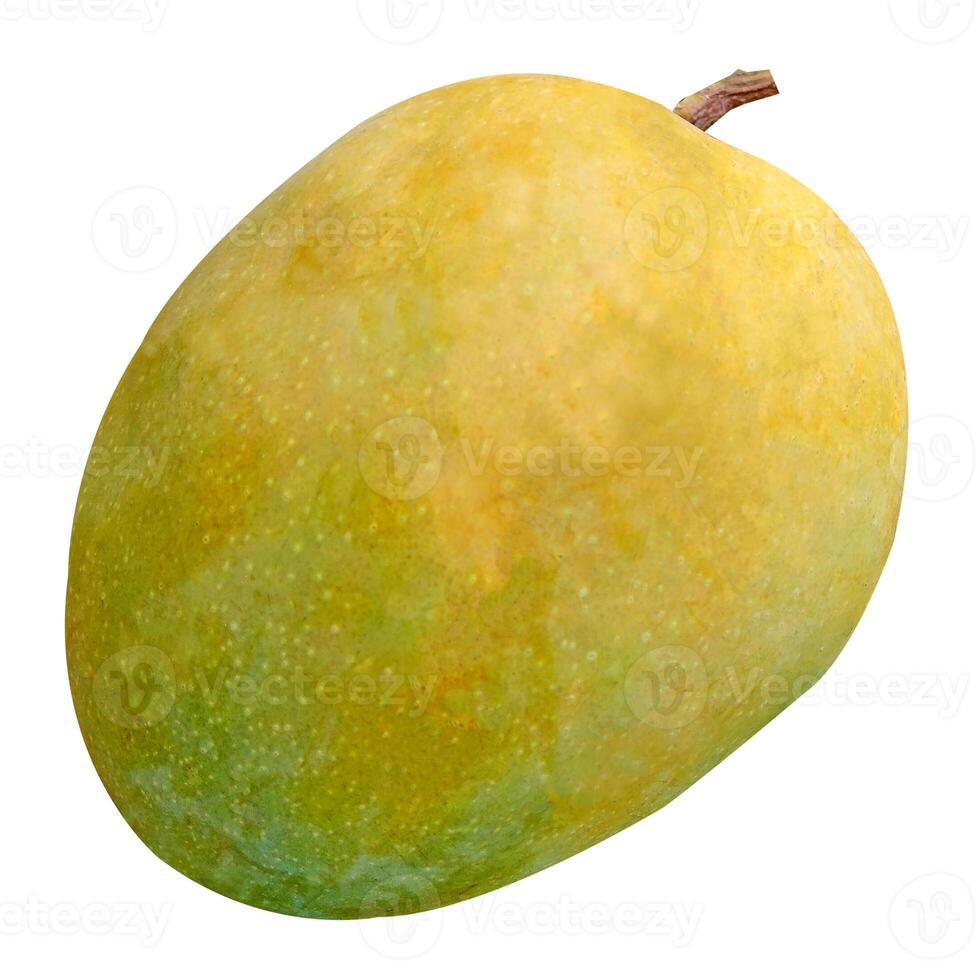 Ripe Mango isolated on white background stock photo