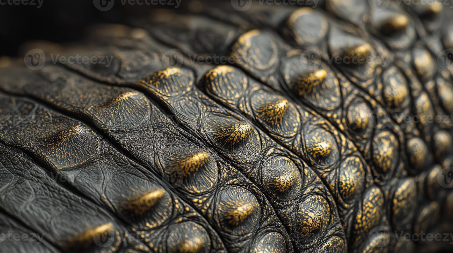 This close-up showcases stunning reptile skin texture with intricate natural patterns. photo