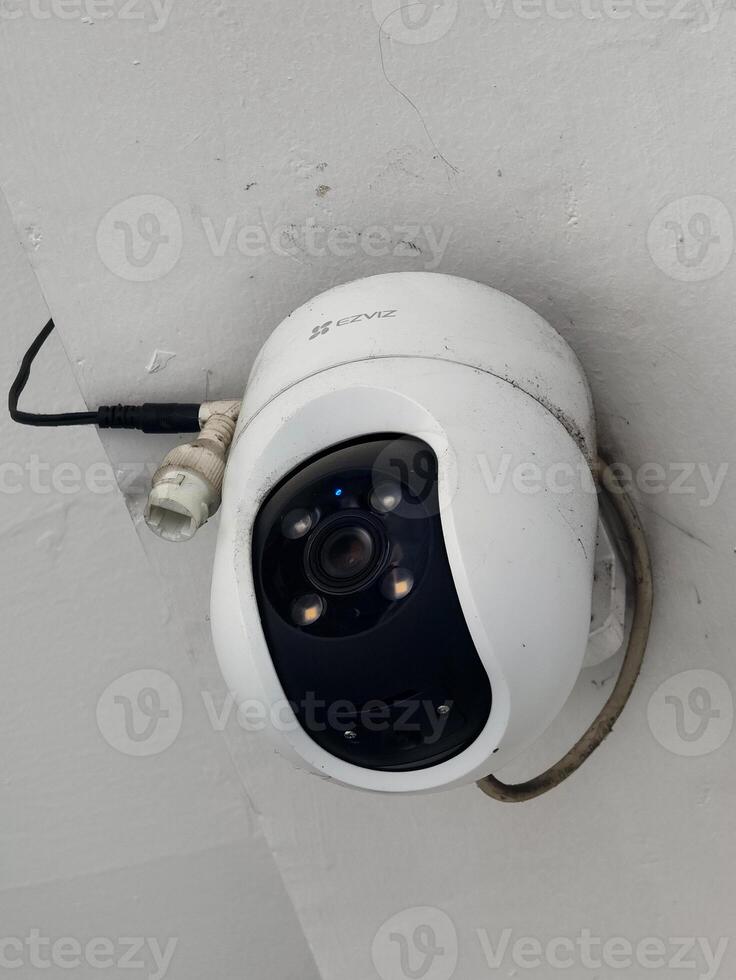 modern electronic monitoring system. security element. photo