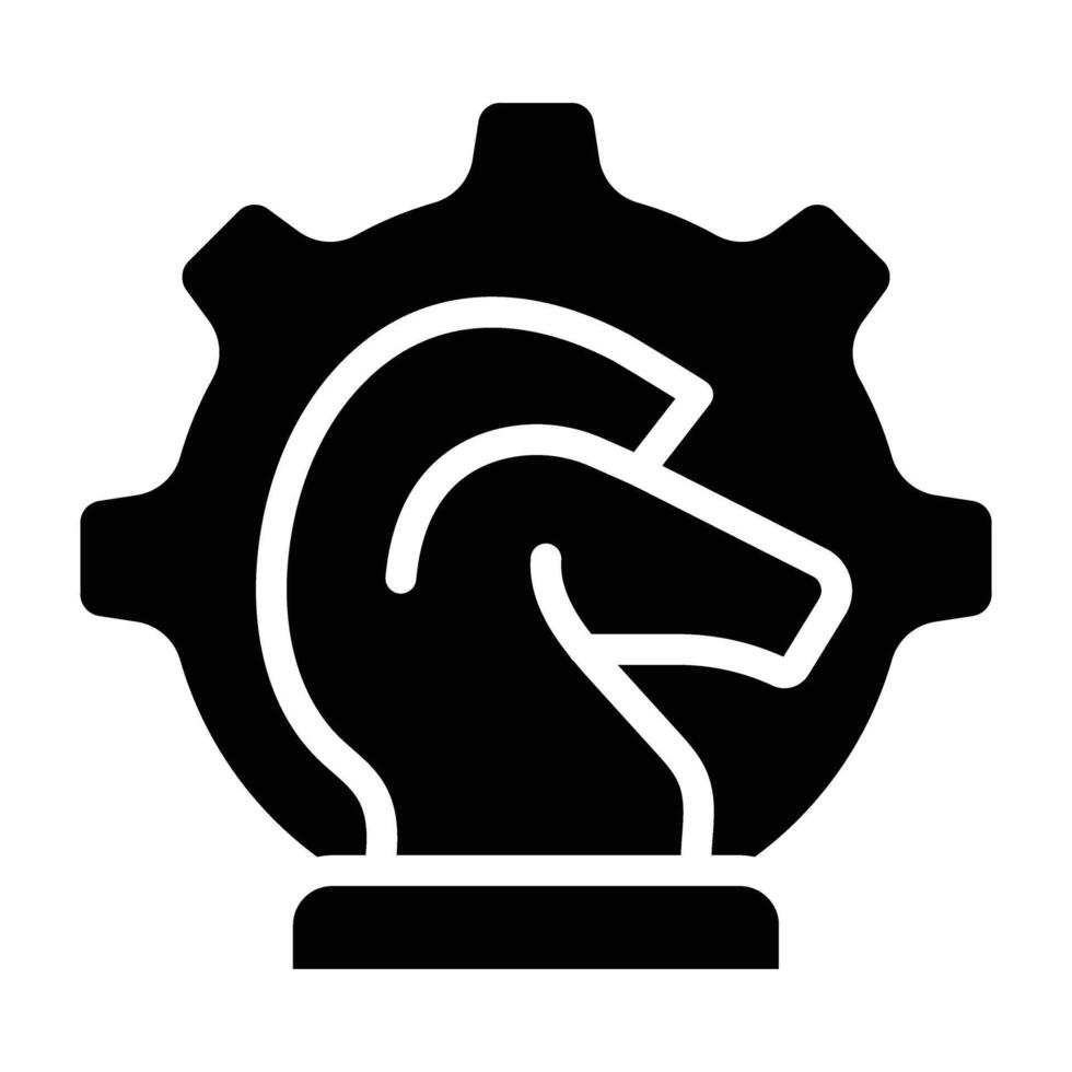 Strategy Line Icon Design vector