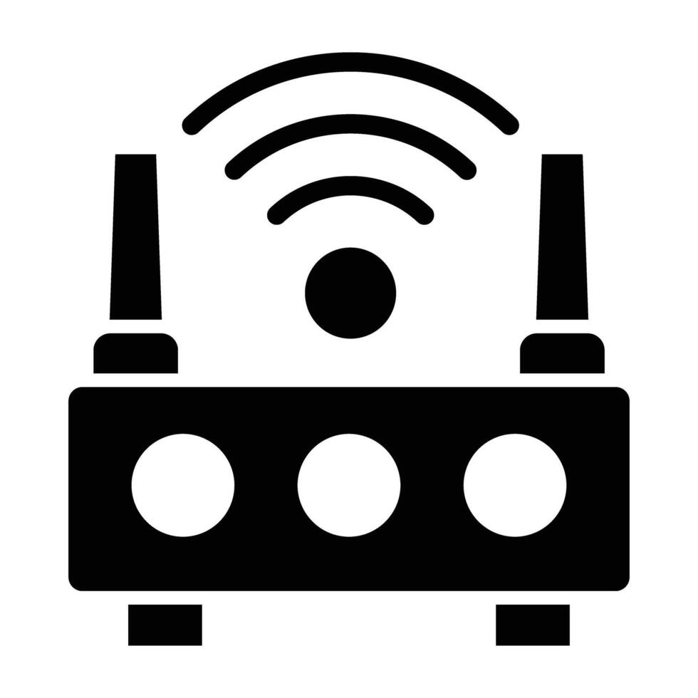 Wifi Line Icon Design vector