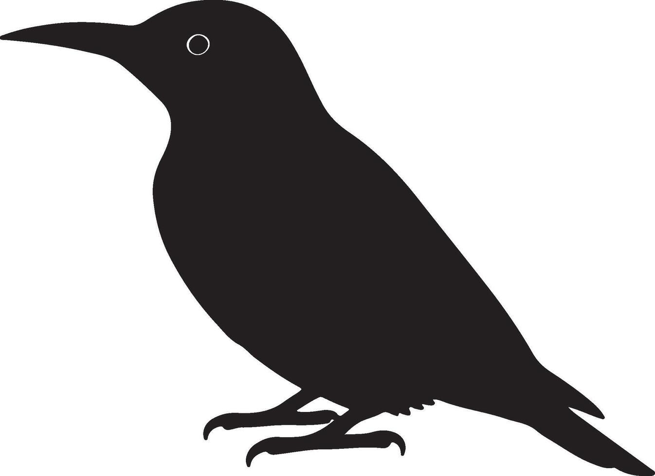 Flicker Solid Black Silhouette vector