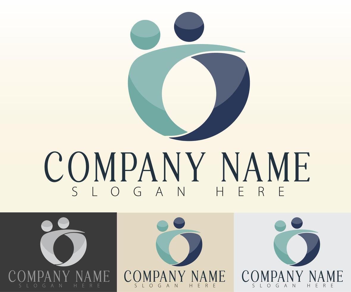 Clean, modern design with emphasis on brand unity. vector