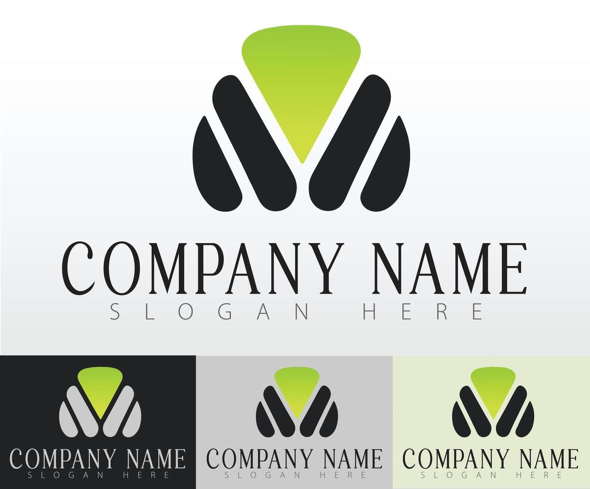 A branding-focused logo concept designed to suit various business types vector