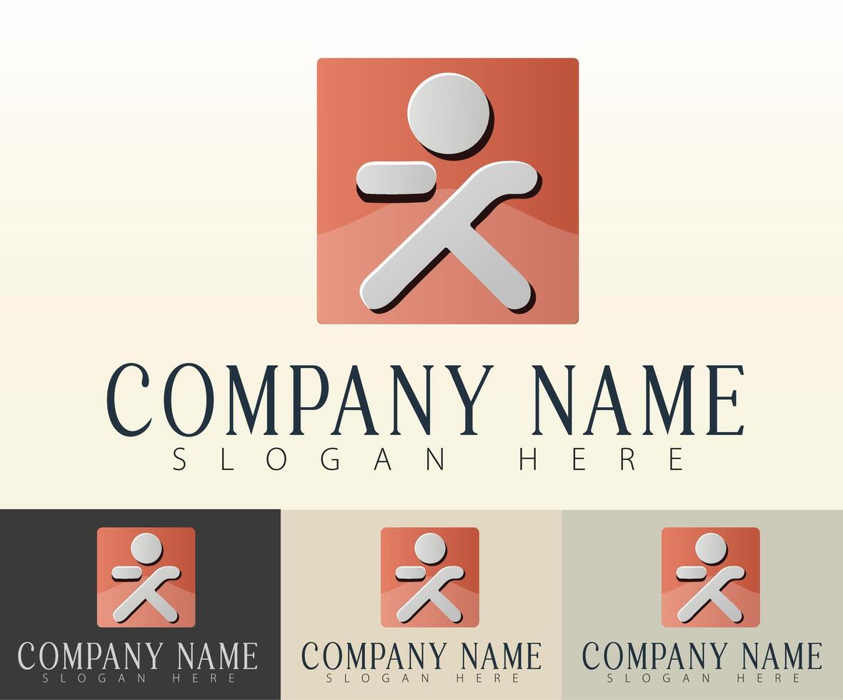 A professional logo crafted around unity. vector
