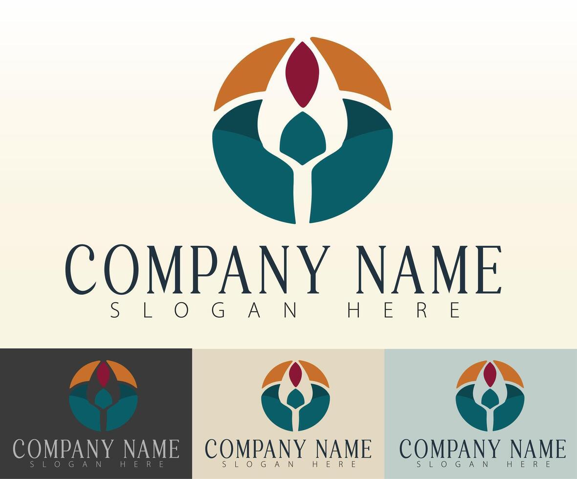 A logo inspired by business unity vector