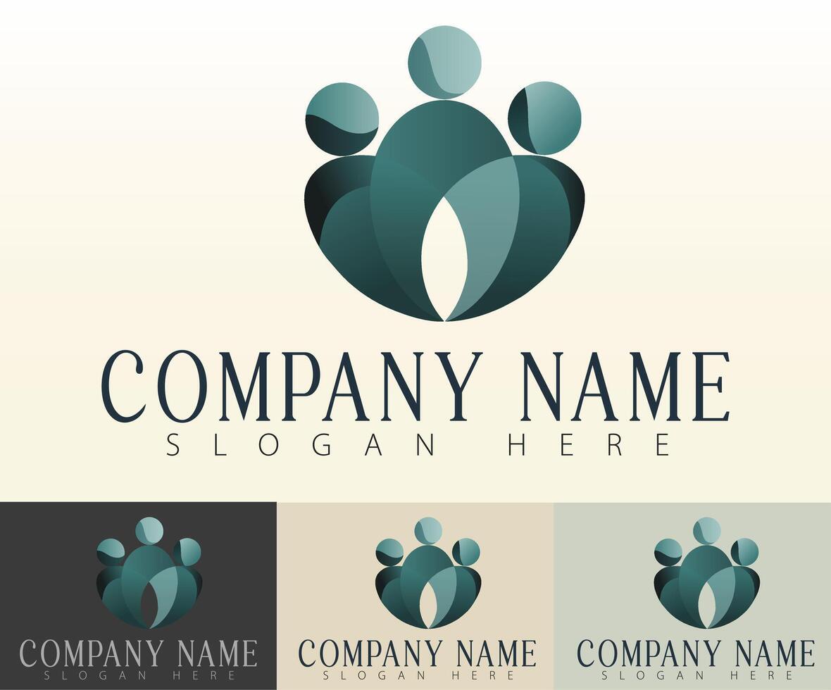 An illustration that combines unity and professionalism in design vector