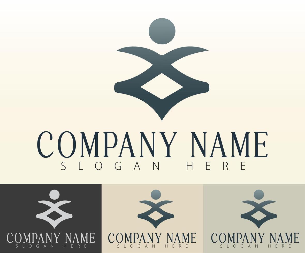 A logo that combines modernity with unified identity. vector