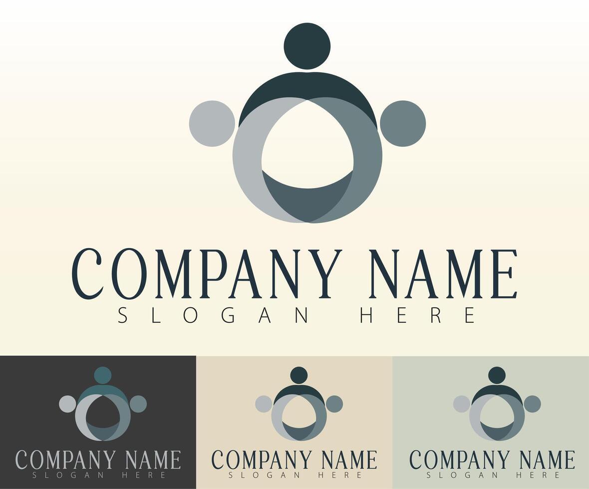 Great for branding in modern professional services. vector