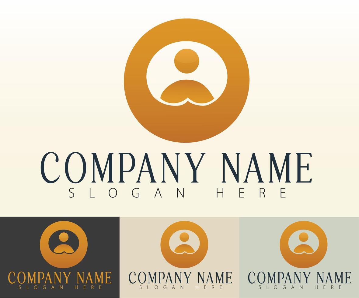 Business unity reimagined in a stylish logo. vector