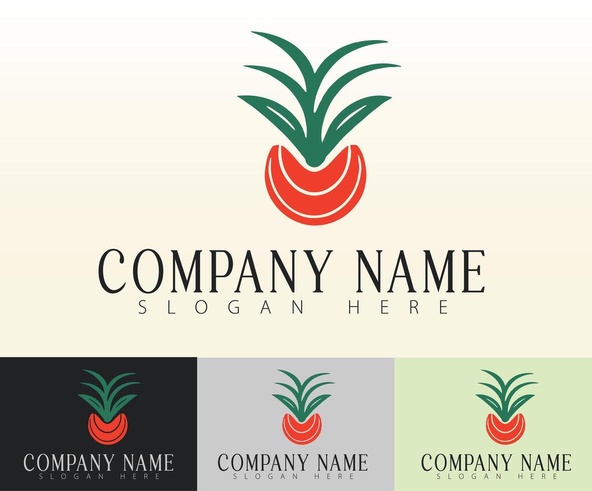A logo crafted with simplicity and freshness in mind. vector