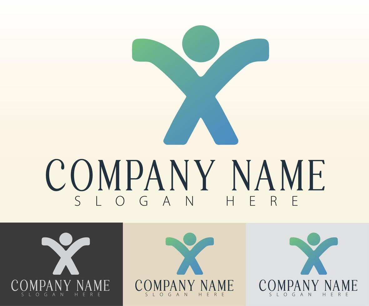 A symbol that fits any unified business identity. vector