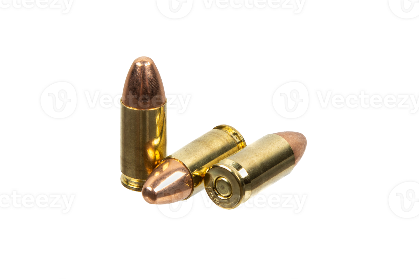 9mm bullets close-up png