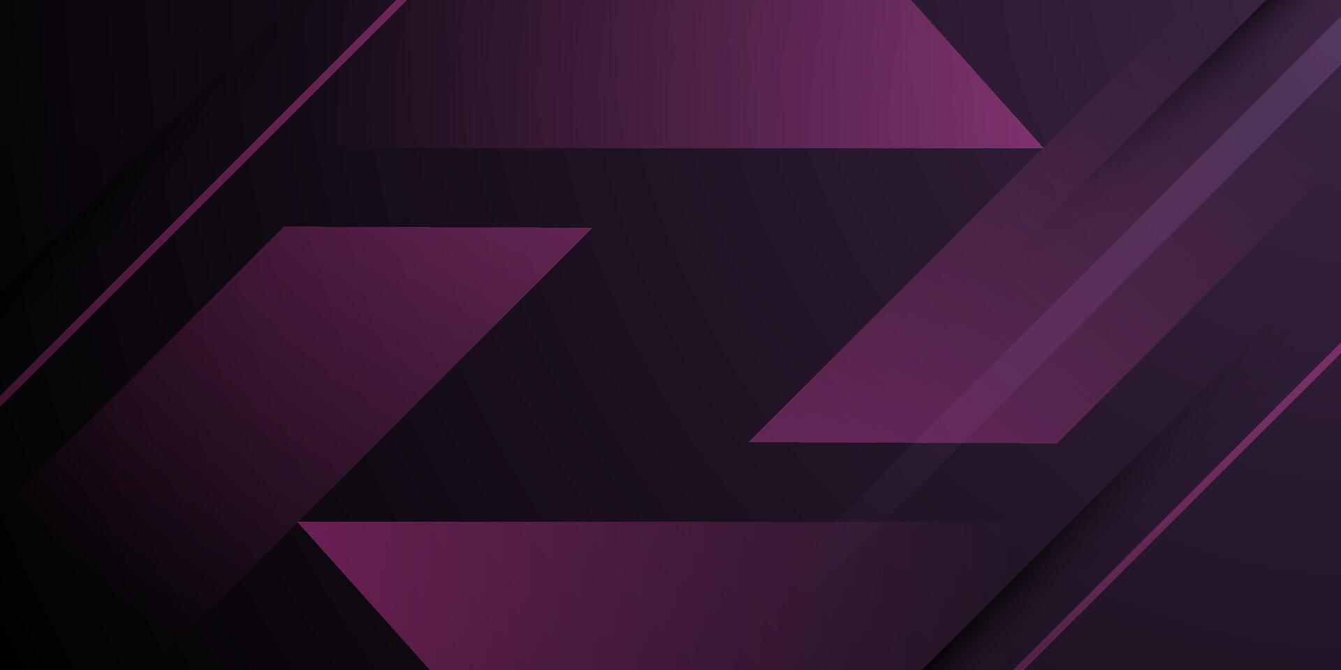 Abstract overlap papercut dark purple gradient background. Trendy overlap pointed shapes pattern design. vector