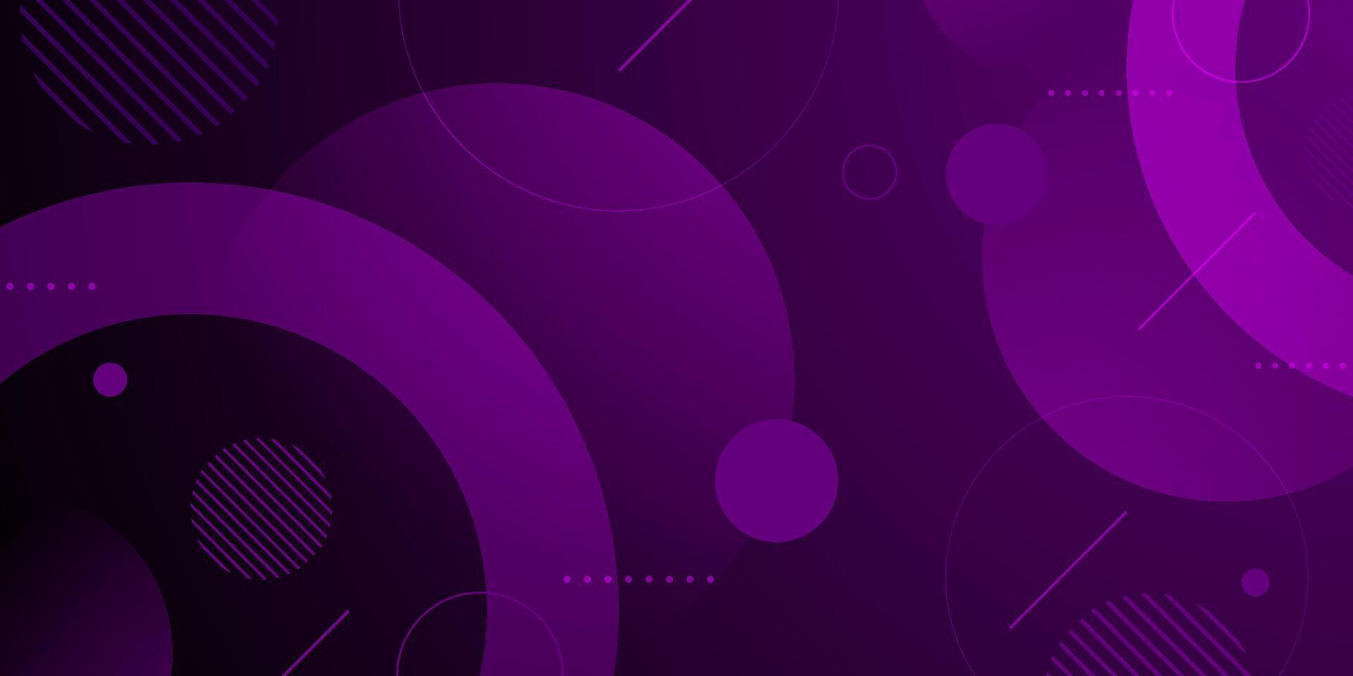 Abstract dark purple overlap circle background. Abstract geometric circle shapes pattern design. vector