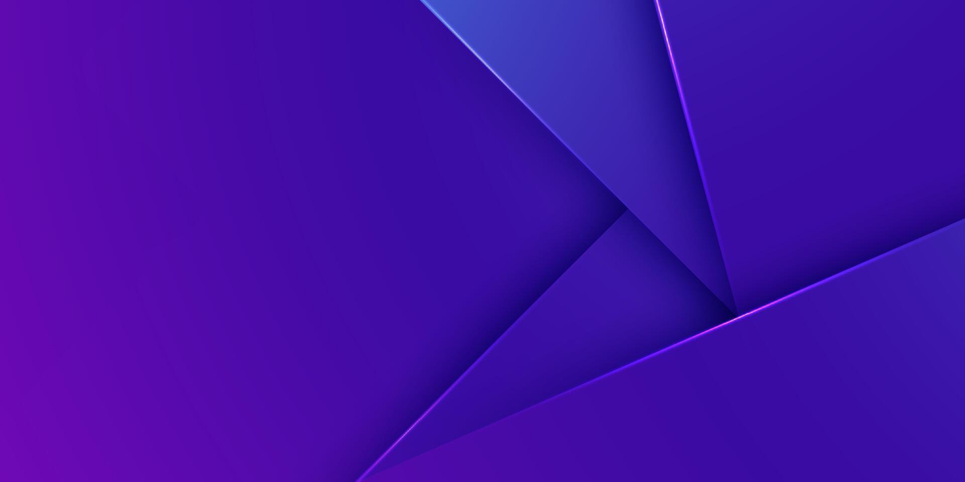 Abstract purple overlap triangle background. Simple papercut triangle pattern background design. vector