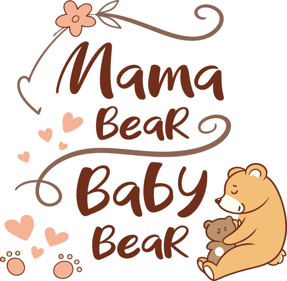 Creative Best Mom Ever Lettering Design for Apparel and Merchandise vector