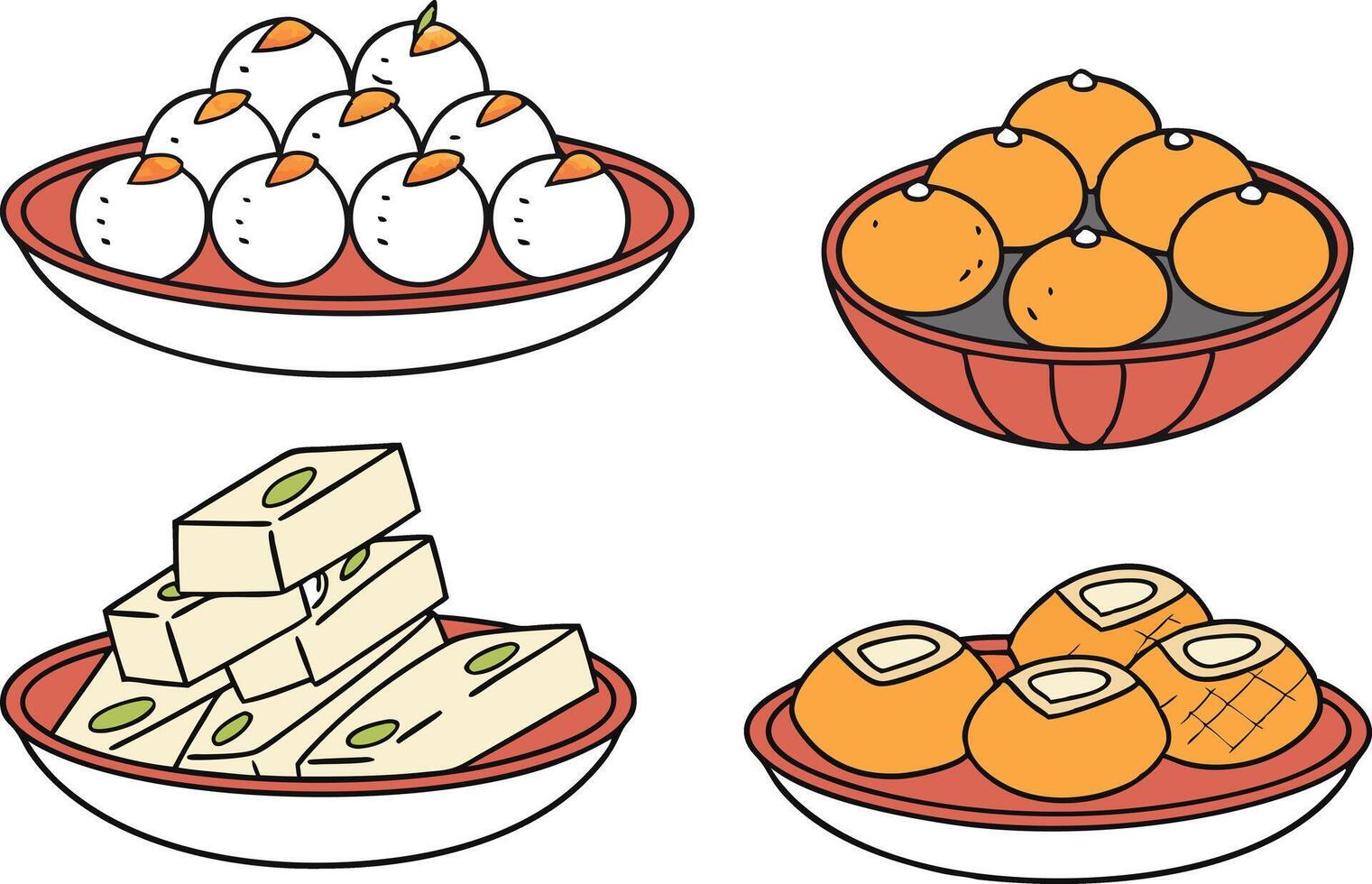 High Quality Diwali Clipart for Commercial Design Projects vector