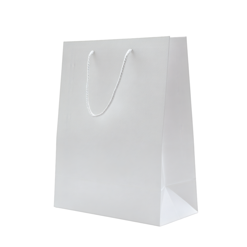 Paper Carry Bag for Design Projects on Transparent Background png