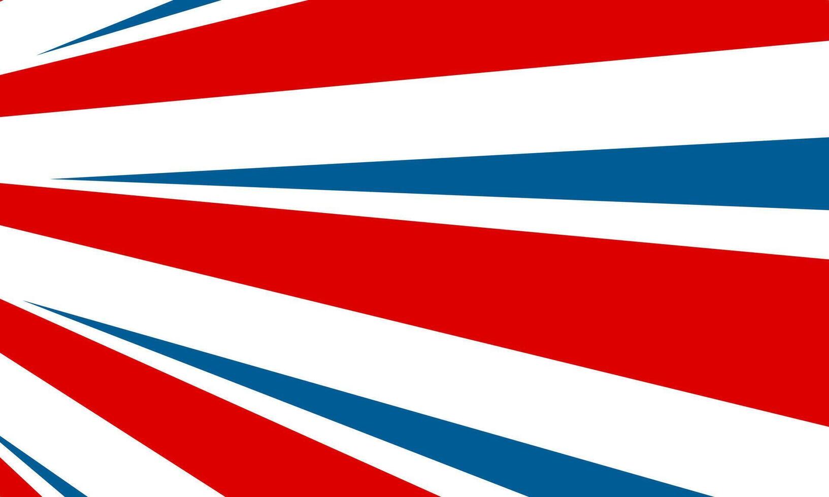 Bold red and blue rays design vector