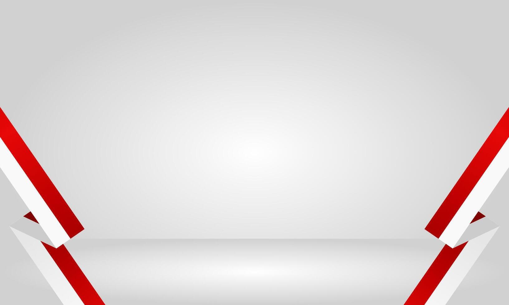 Red and white background for Indonesia independence day celebration vector