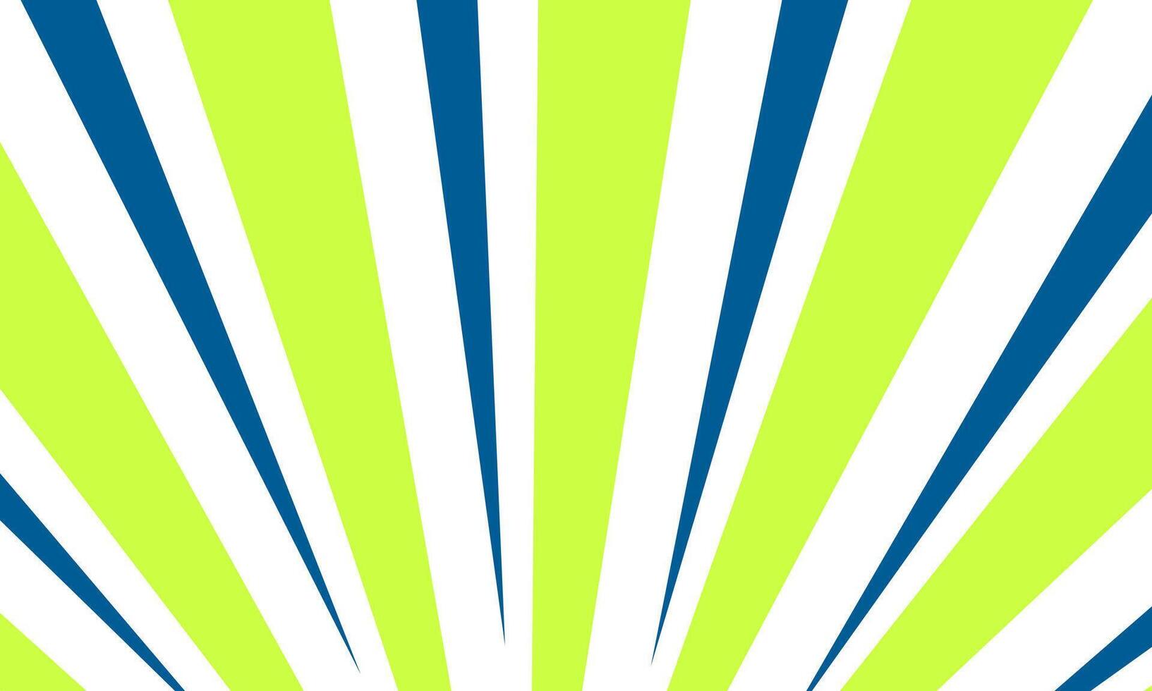 Abstract background featuring blue and lime green radial sunburst pattern with high contrast vector