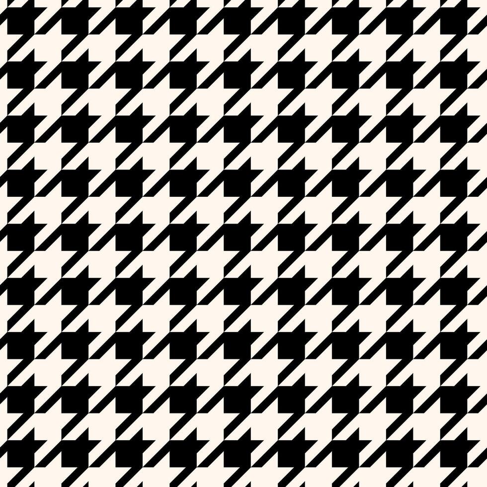 A black and white houndstooth pattern vector