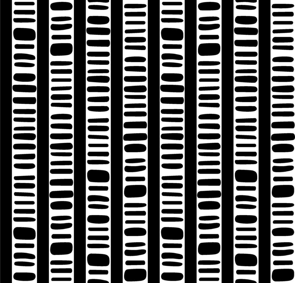 A black and white striped pattern with white lines vector