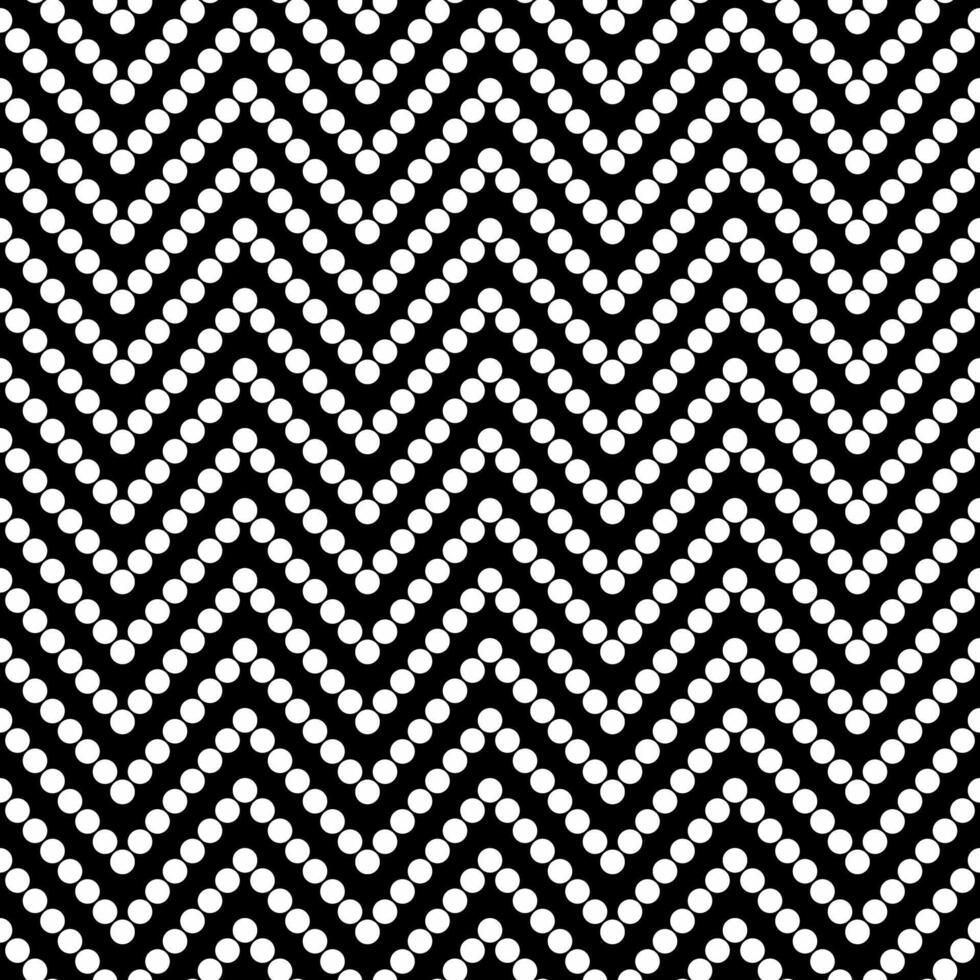 Polka dots with striped black vector
