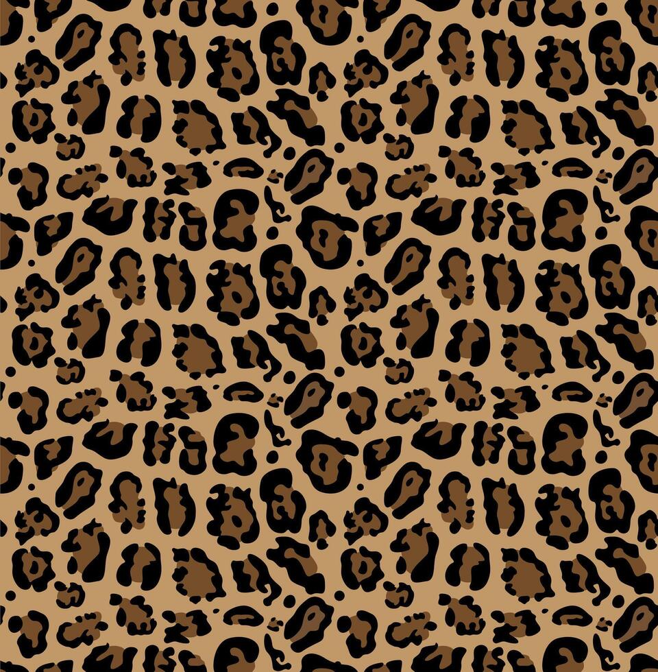 A brown and black leopard print wallpaper vector