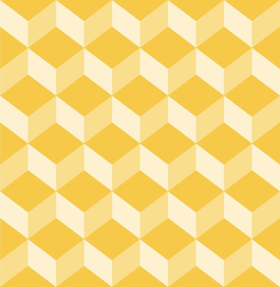 A yellow and white geometric pattern vector