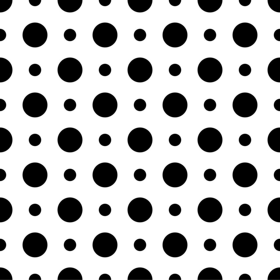 Polka dots circle pattern vector