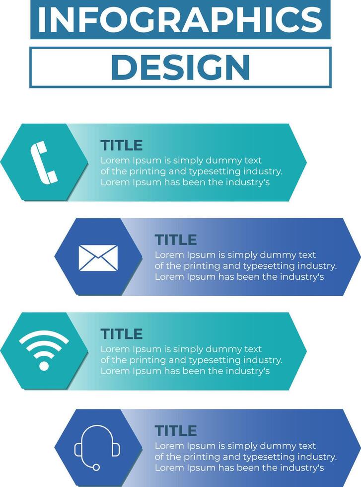 Modern Clean and informative Infographic Design With Icon, Graphics Element, Step. Infographics Step, Element Design For Business presentation, Research and wallpaper, brochure, social media, web app vector