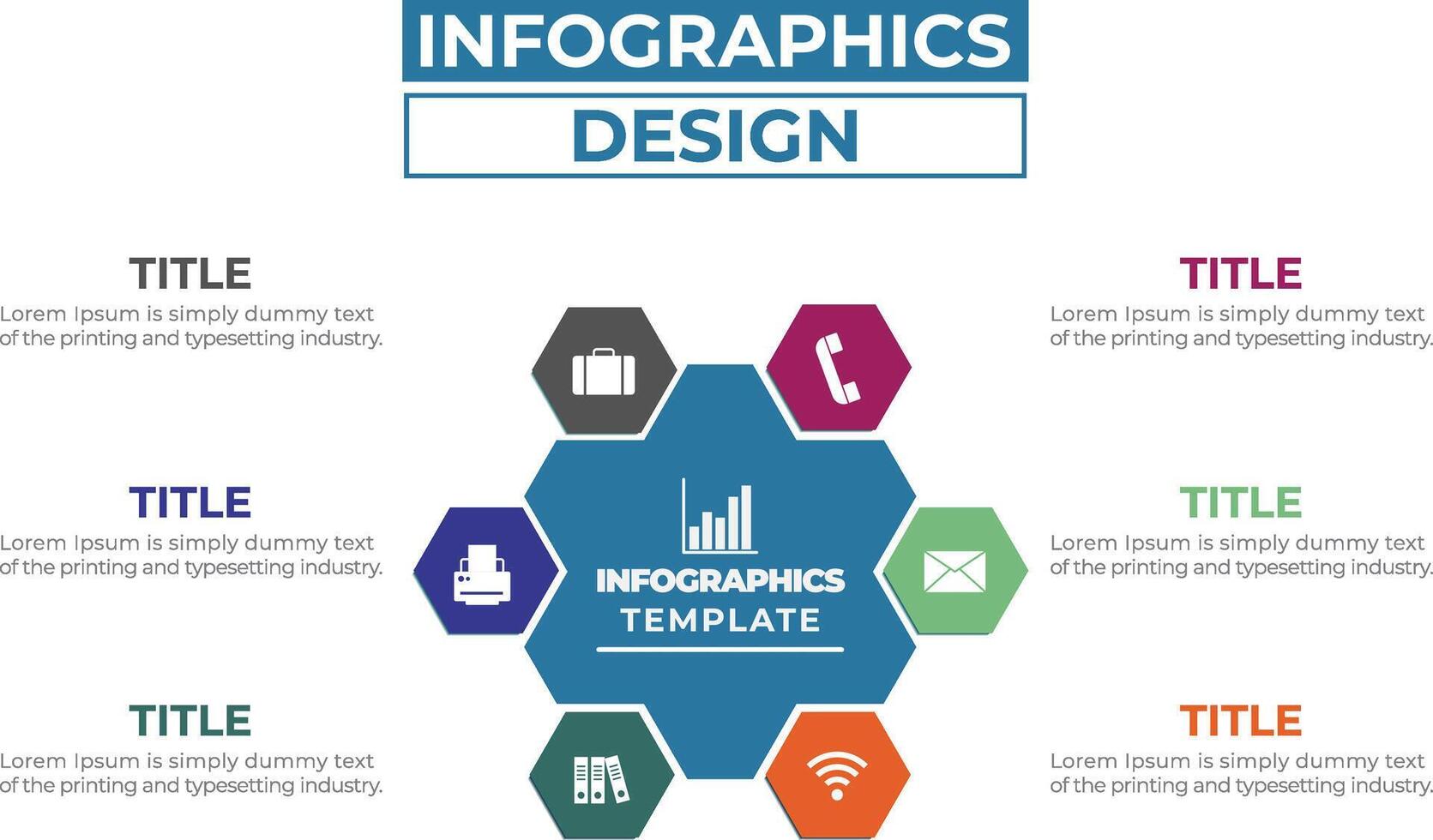 Modern Clean Infographic Design With Icon, Graphics Element, Step. Infographics Step and Element Design For Business presentation, Research, wallpaper, brochure, web app, mobile app vector